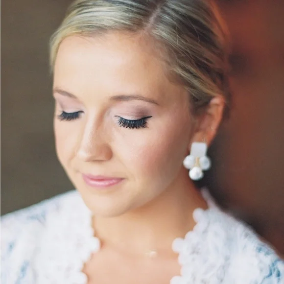 Made By Maddie Designs Callie Clover Leaf Dangles Earrings​ - Picture 3 of 6